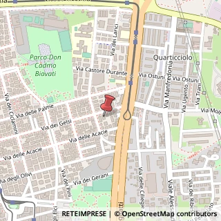Mappa Via dei Gelsi, 140 A, 00172 Roma, Roma (Lazio)