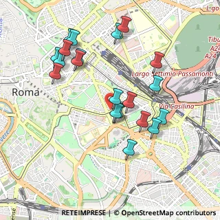 Mappa Via Ludovico Ariosto, 00185 Roma RM, Italia (1.027)