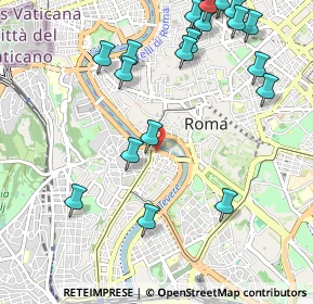 Mappa Via dell'Olmetto, 00153 Roma RM, Italia (1.3565)