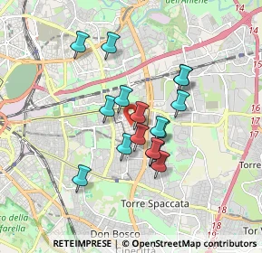 Mappa Via delle Nemesie, 00171 Roma RM, Italia (1.425)