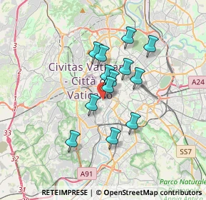Mappa Salita del Bosco Parrasio, 00153 Roma RM, Italia (2.74538)