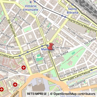 Mappa Via Emanuele Filiberto,  203, 00185 Roma, Roma (Lazio)