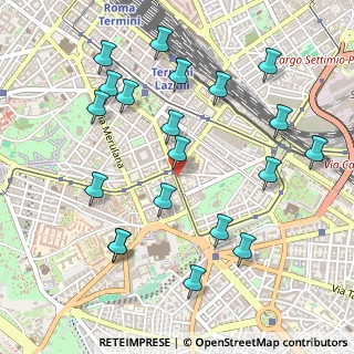 Mappa Via Emanuele Filiberto, 00185 Roma RM, Italia (0.595)