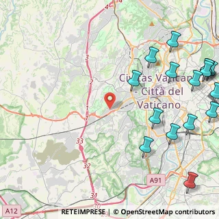 Mappa Via dei Casali Santovetti, 00165 Roma RM, Italia (6.68188)