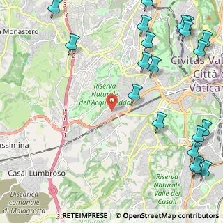 Mappa Via dei Casali Santovetti, 00165 Roma RM, Italia (3.4985)