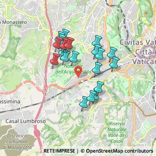Mappa Via dei Casali Santovetti, 00165 Roma RM, Italia (1.6635)