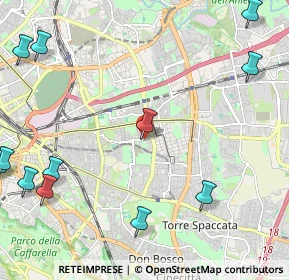 Mappa Via Saracinesco, 00171 Roma RM, Italia (3.34917)