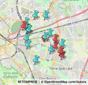 Mappa Via Saracinesco, 00171 Roma RM, Italia (1.68263)