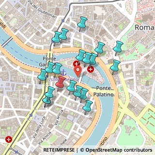 Mappa Ponte Cestio, 00186 Roma RM, Italia (0.2275)