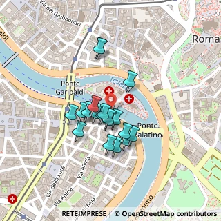 Mappa Ponte Cestio, 00186 Roma RM, Italia (0.172)