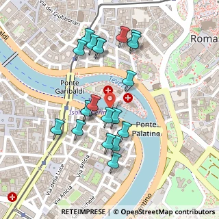 Mappa Ponte Cestio, 00186 Roma RM, Italia (0.236)