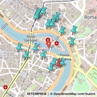 Mappa Ponte Cestio, 00186 Roma RM, Italia (0.289)