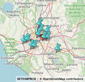 Mappa Via Genazzano, 00177 Roma RM, Italia (8.45462)