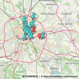 Mappa Via Molfetta, 00171 Roma RM, Italia (6.56923)