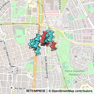 Mappa Via Molfetta, 00171 Roma RM, Italia (0.236)