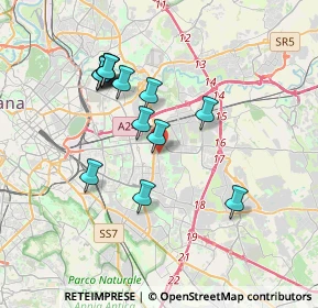 Mappa Via Molfetta, 00171 Roma RM, Italia (3.545)