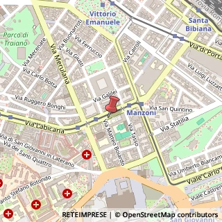 Mappa Viale Manzoni, 5, 00185 Roma, Roma (Lazio)