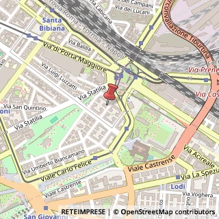 Mappa Via Germano Sommeiller, 10, 00185 Roma, Roma (Lazio)