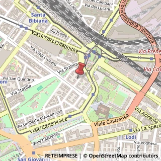 Mappa Via Germano Sommeiller, 12, 00185 Roma, Roma (Lazio)