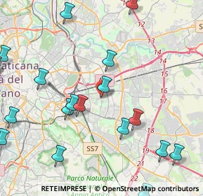 Mappa Via dei Gordiani, 00171 Roma RM, Italia (6.0865)