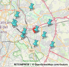 Mappa Via dei Gordiani, 00171 Roma RM, Italia (3.89364)