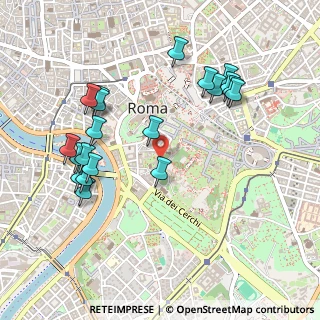 Mappa Via di S. Teodoro, 00186 Roma RM, Italia (0.555)