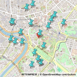 Mappa Via di S. Teodoro, 00186 Roma RM, Italia (0.672)