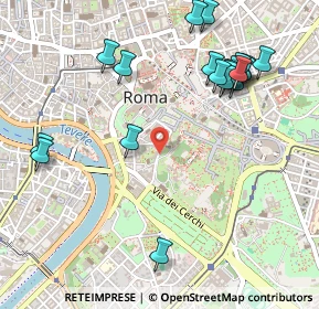 Mappa Via di S. Teodoro, 00186 Roma RM, Italia (0.6295)