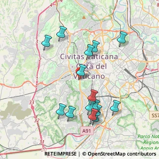 Mappa Via Cardinale Ferrata, 00165 Roma RM, Italia (4.31667)