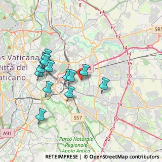 Mappa 00177 Roma RM, Italia (3.65615)