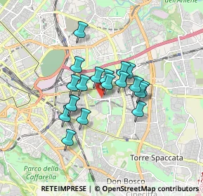 Mappa 00177 Roma RM, Italia (1.31105)