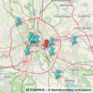 Mappa 00177 Roma RM, Italia (7.05364)