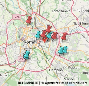 Mappa 00177 Roma RM, Italia (5.73545)