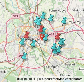 Mappa 00177 Roma RM, Italia (6.41278)