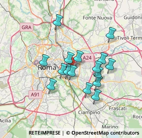 Mappa 00177 Roma RM, Italia (6.14938)