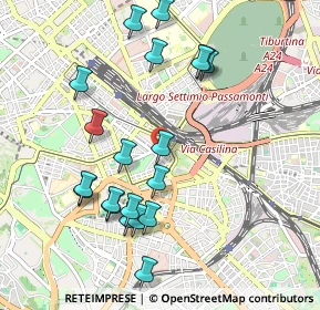 Mappa Parco di via Statilia, 00185 Roma RM, Italia (1.0865)