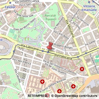 Mappa Via Labicana,  110, 00184 Roma, Roma (Lazio)