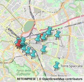 Mappa Via dell'Acqua Bullicante, 00177 Roma RM, Italia (1.79063)