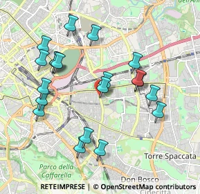 Mappa Via dell'Acqua Bullicante, 00177 Roma RM, Italia (2.0895)