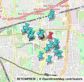 Mappa Via Ripi, 00171 Roma RM, Italia (0.7185)