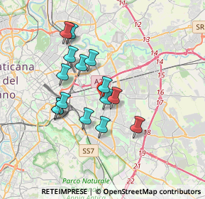 Mappa Via Ripi, 00171 Roma RM, Italia (3.15533)