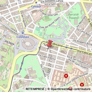 Mappa Via Ostilia, 1c, 00184 Roma, Roma (Lazio)
