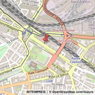 Mappa Via Casilina, 3/T, 00182 Roma, Roma (Lazio)