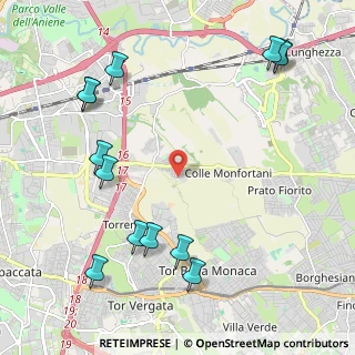 Mappa Via Melizzano, 00132 Roma RM, Italia (2.86462)