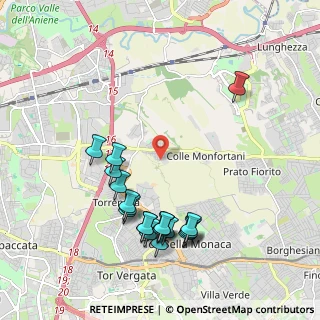Mappa Via Melizzano, 00132 Roma RM, Italia (2.2855)
