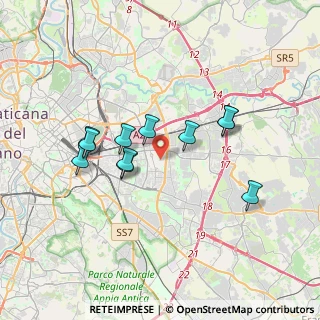 Mappa Quarto piano, 00171 Roma RM, Italia (3.33818)