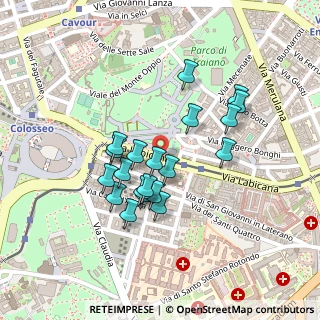 Mappa Via dei Normanni, 00184 Roma RM, Italia (0.2005)