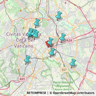 Mappa Via Vittorio Amedeo II, 00185 Roma RM, Italia (3.67636)