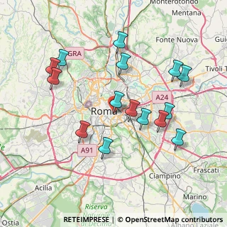 Mappa Via Ruggero Bonghi, 00184 Roma RM, Italia (8.10667)