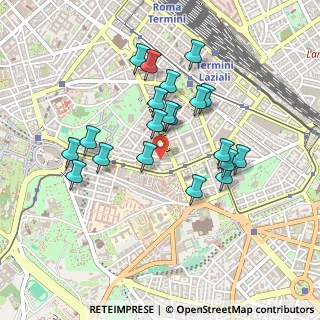Mappa Via Pasquale Villari, 00184 Roma RM, Italia (0.435)